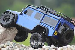 Traxxas 82056-4 TRX-4 Blue Crawler land rover Defender 110 Rtr