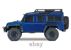 Traxxas 82056-4 TRX-4 Land Rover Defender Blue 110 4WD Rtr 2.4GHz+TRX3S