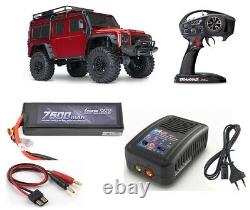 Traxxas 82056-4 for Experienced TRX-4 Land Rover Defender Red 110 4WD Rtr