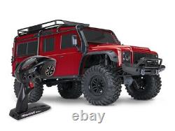 Traxxas TRX-4 LR Defender 4x4 Red Rtr Crawler Brushed without Battery/Charger