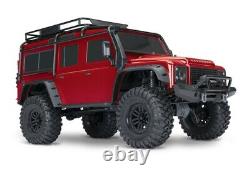 Traxxas TRX-4 Land Rover Defend Crawler Red + 5000 MAH Battery 2S +Charger+