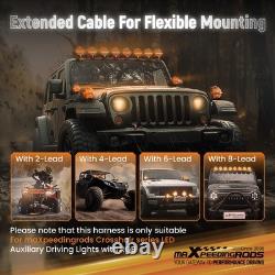 Universal Wiring Harness For MaxPeedingrods Crosshair Series RGB Lights 3.5inch