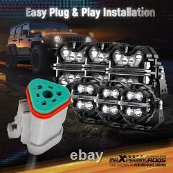 Universal Wiring Harness For MaxPeedingrods Crosshair Series RGB Lights 3.5inch