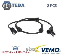 V48-72-0081 Abs Wheel Speed Sensor Pair Rear Vemo 2pcs New Oe Replacement