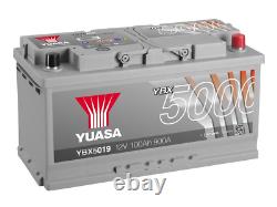 YUASA Car Battery YBX5019 Calcium Silver Case SMF SOCI 12V 900CCA 100Ah